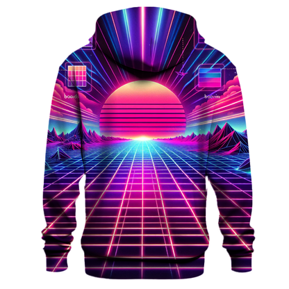 80s Synthwave Vibes Hoodie