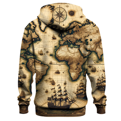 Vintage Map Explorer Hoodie