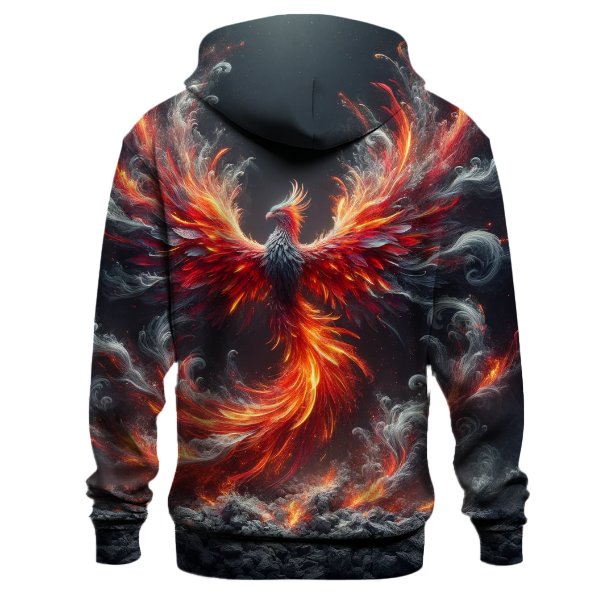 Mystical Phoenix Rising Hoodie