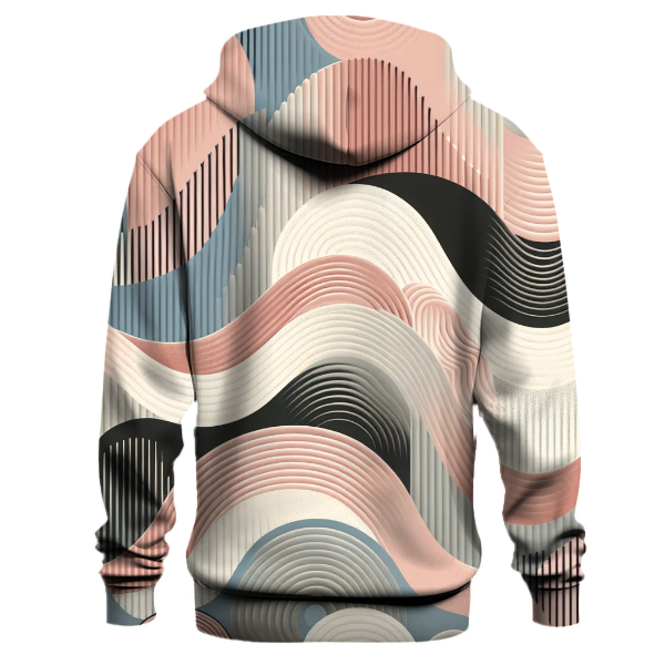 Abstract Artistry Waves Hoodie