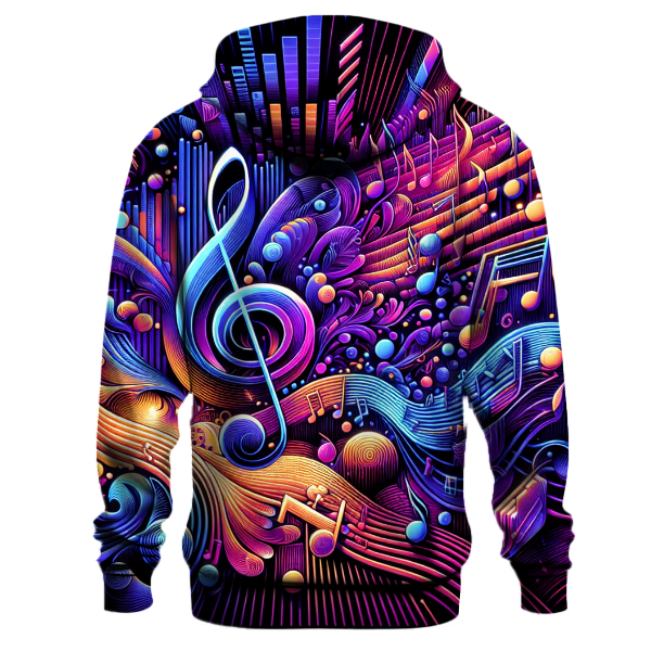 80s Music Vibes Hoodie