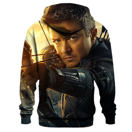 Jeremy Renner: Unerring Aim of the Steadfast Archer Hoodie