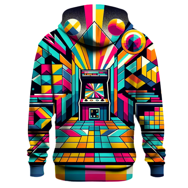 Abstract Arcade Geometry Hoodie