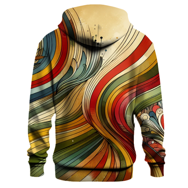 70s Bohemian Stripes Hoodie