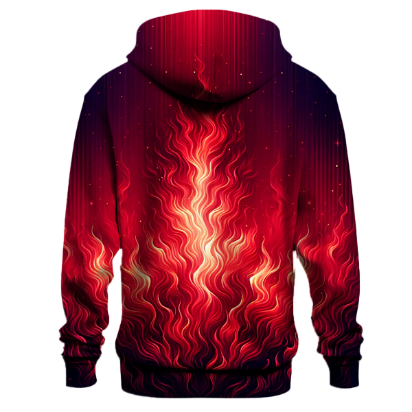 Crimson Blaze Illusion Hoodie