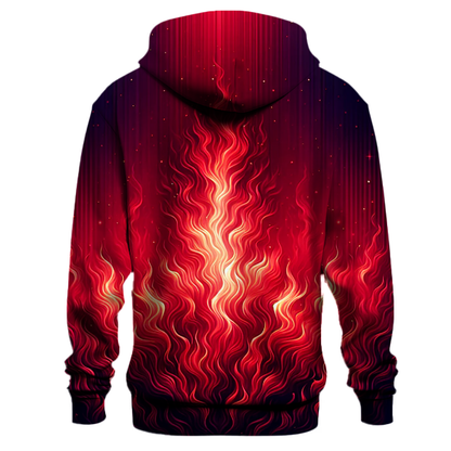 Crimson Blaze Illusion Hoodie