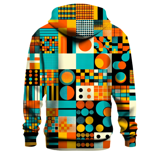 Groovy Retro Checks Hoodie