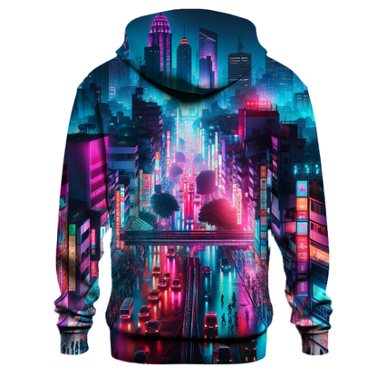 Neon City Nights Hoodie