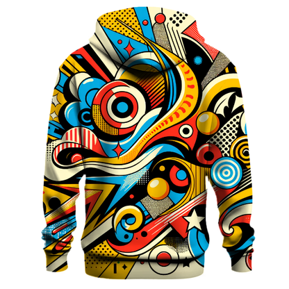 Vibrant Pop Art Explosion Hoodie