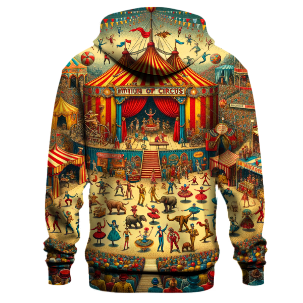 Vintage Circus Extravaganza Hoodie