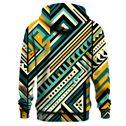 Zigzag Retro Vibe Hoodie