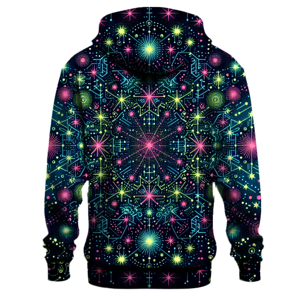 Neon Starry Night Hoodie