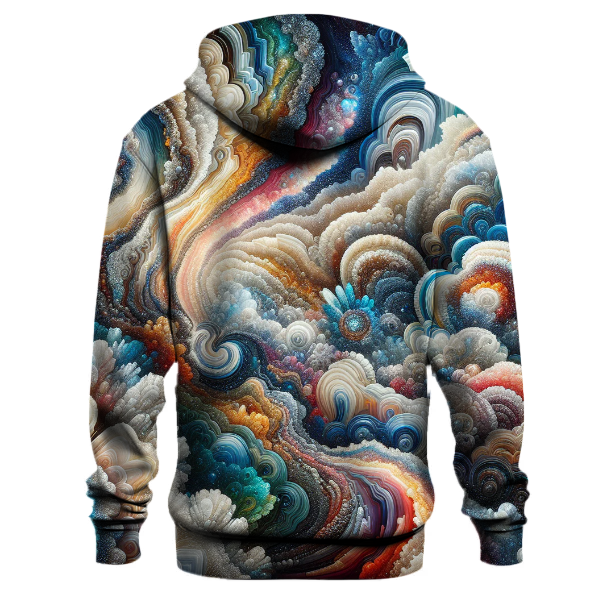 Abstract Geode Patterns Hoodie