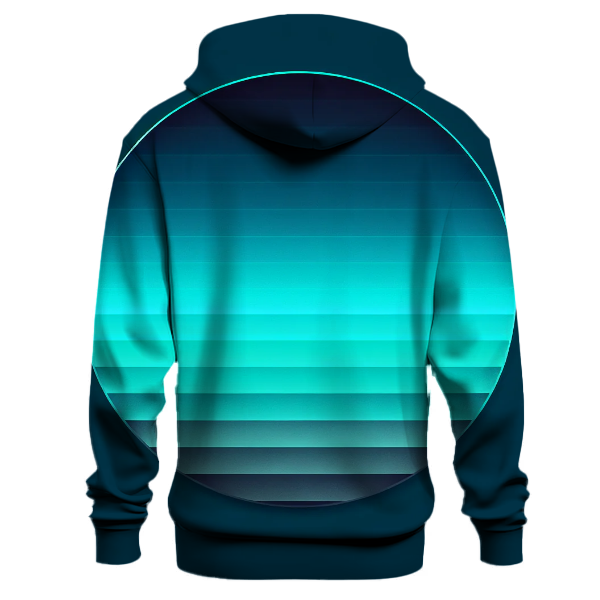 Cyan Glow Hoodie