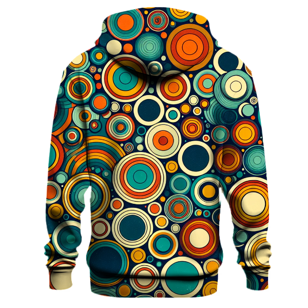 Retro Circle Graphics Hoodie