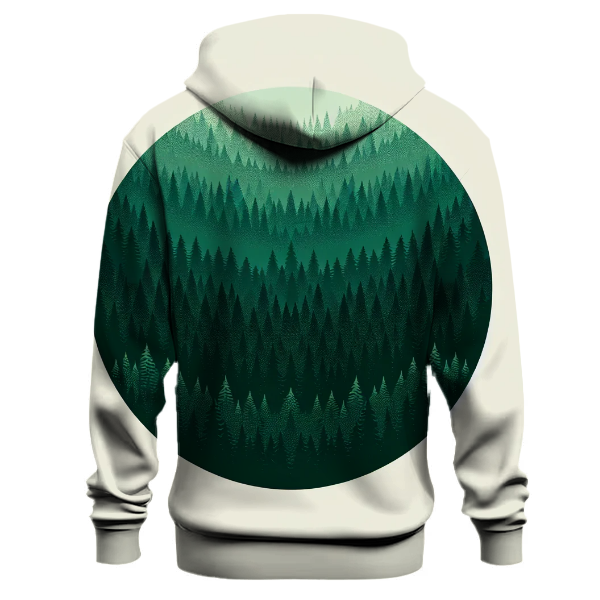 Mystic Forest Gradient Design Hoodie