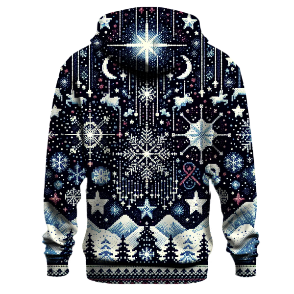 Twinkling Starry Nights Design Hoodie