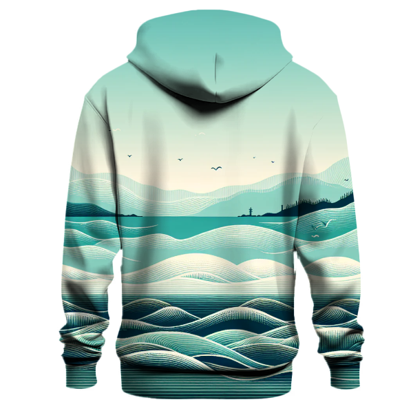 Glacial River Gradient Hoodie Hoodie Designs