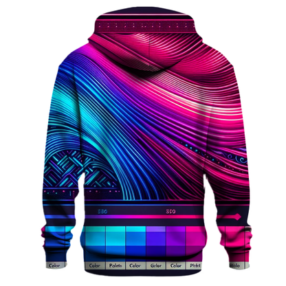 Neon Fusion Gradient Hoodie