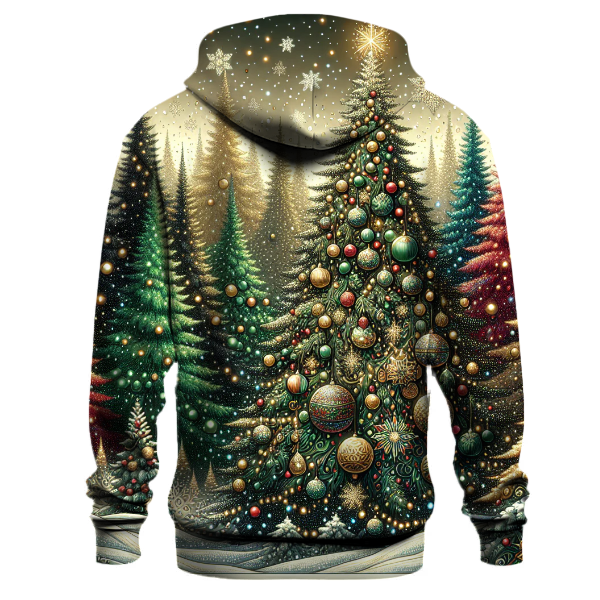 Charming Christmas Tree Forest Hoodie