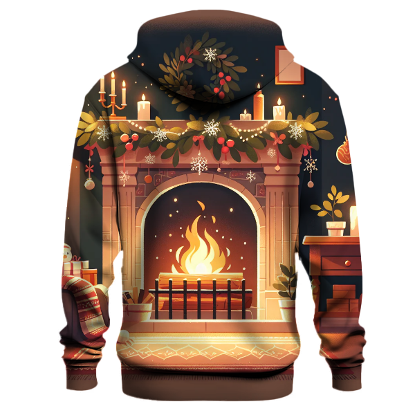 Yuletide Cozy Fireplace Hoodie