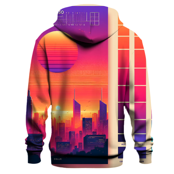 City Sunset Glow Hoodie