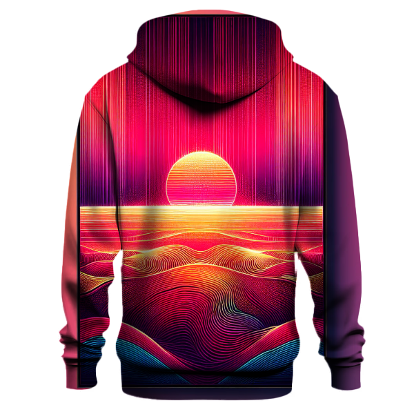 Electric Sunset Rush Hoodie