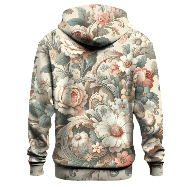 Timeless Vintage Floral Hoodie