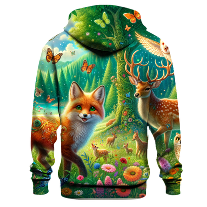 Whimsical Animal Kingdom Hoodie