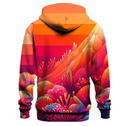 Twilight Coral Gradient Hoodie