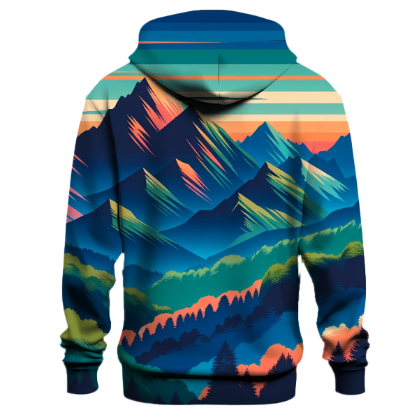 70s Adventure Mountains Hoodie