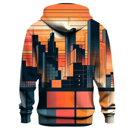 Sunset Cityscape Vibe Hoodie Hoodie Designs