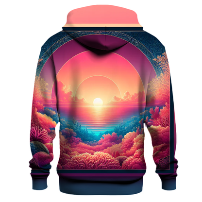 Coral Dawn Hoodie