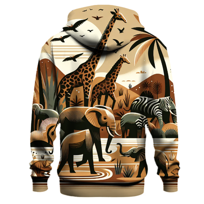 70s Retro Safari Adventure Hoodie