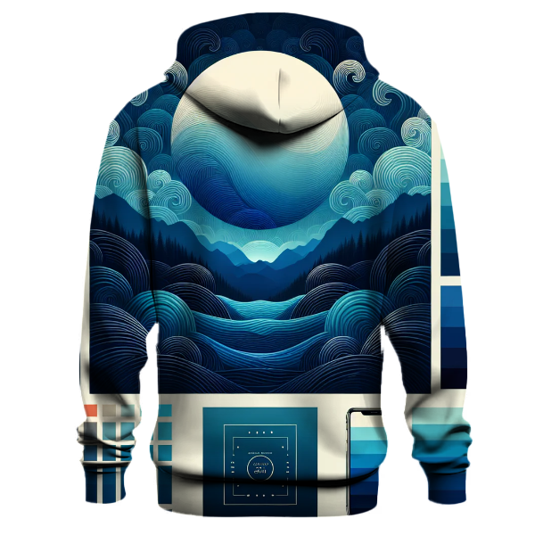 Cerulean Depth Gradient Hoodie