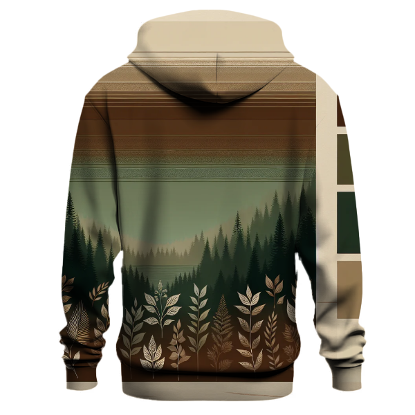 Rustic Forest Gradient Hoodie