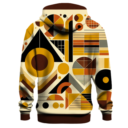 Geometric Retro Shapes Hoodie