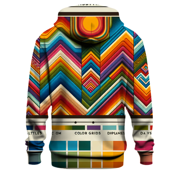 Zigzag Rainbow Spectrum Hoodie