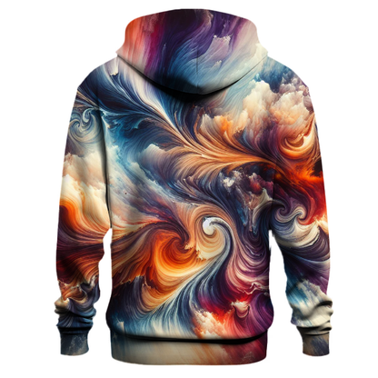 Abstract Bliss Tie-dye Design Hoodie