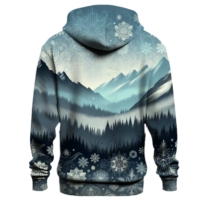 Frosty Mountain Gradient Hoodie