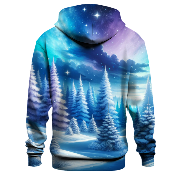 Snowy Forest Wonderland Hoodie