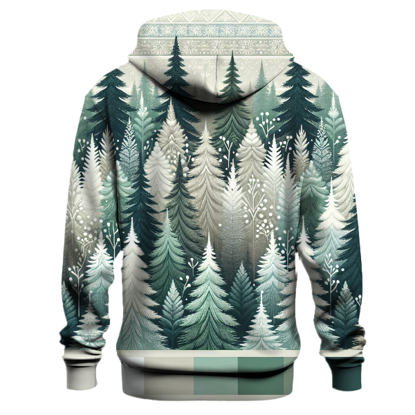 Frosted Pine Forest Hoodie