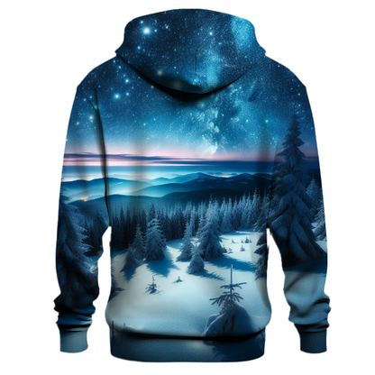 Starry Night Christmas Sky Hoodie