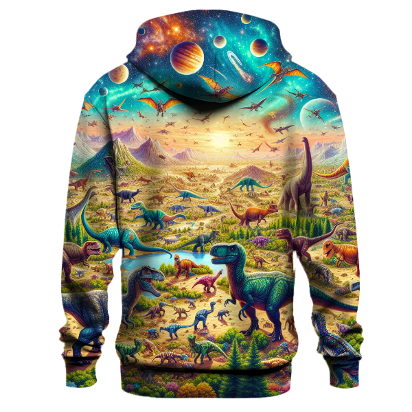 Galactic Dinosaur Expedition Hoodie