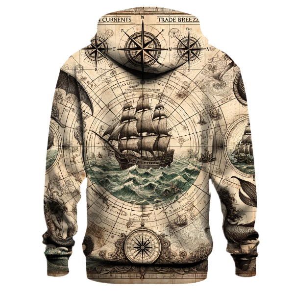 Ancient Mariner’s Map Hoodie