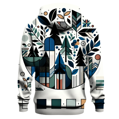 Abstract Forest Mosaics Hoodie