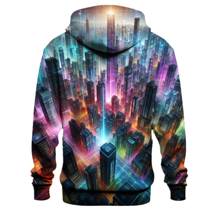 Futuristic Tech Glow Hoodie