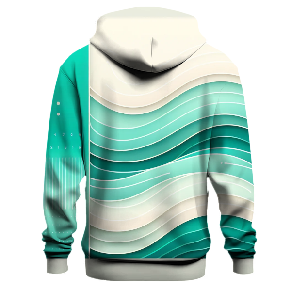 Serenity in Ocean Hues Hoodie