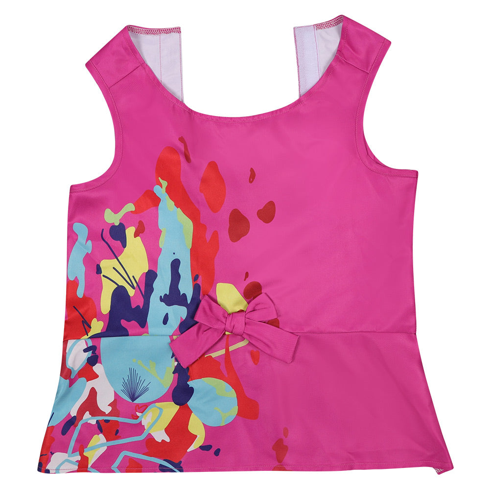 Pet Graffiti Print Cosplay Dress