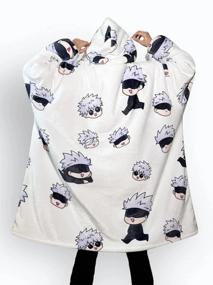 Anime Oversized Cozy Blanket Hoodie